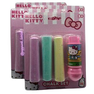 Hello Kitty Sidewalk Chalk SET OF 3 NIB 💗‎
